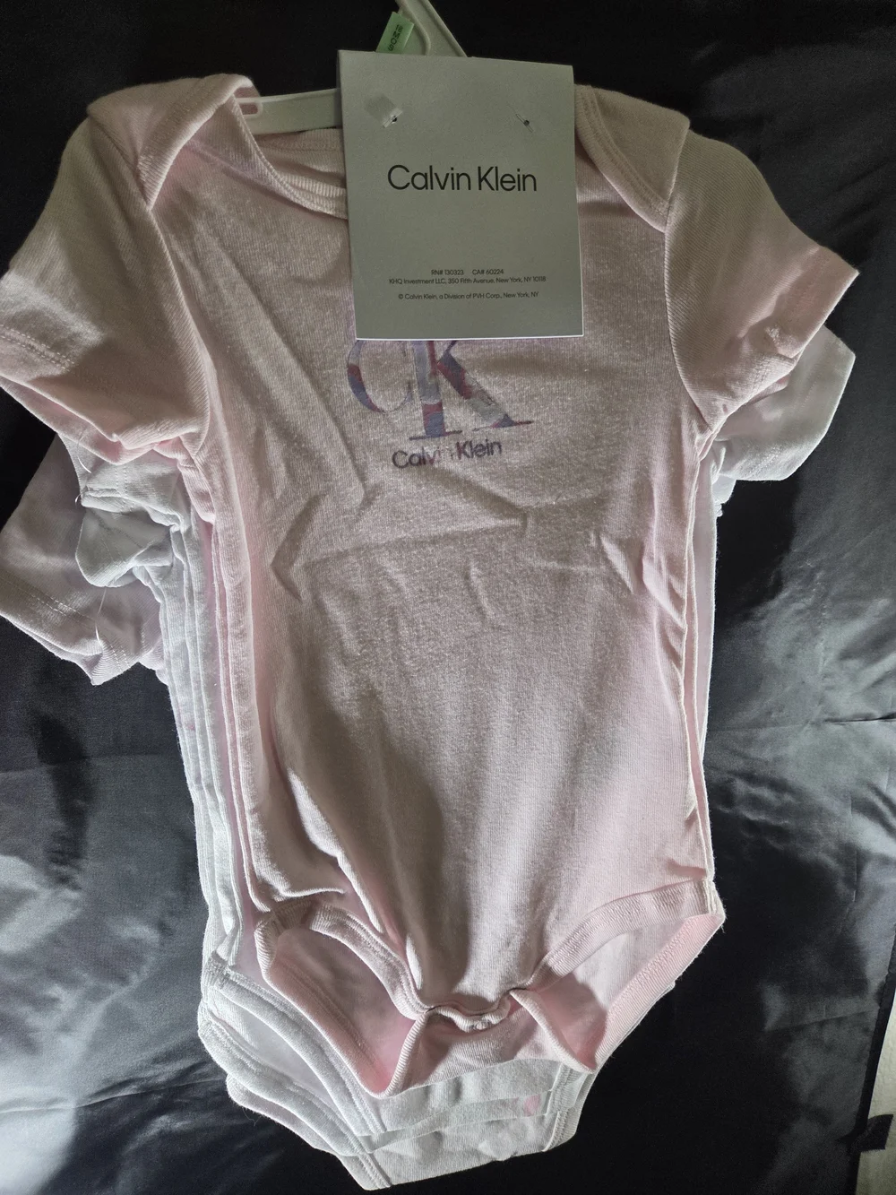 Calvin Klein 4-Pack Baby Girls' Pink Logo One-Piece Bodysuits